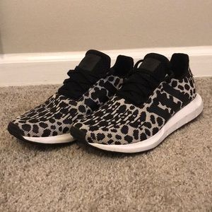 Adidas Leopard Swift Run Sneakers